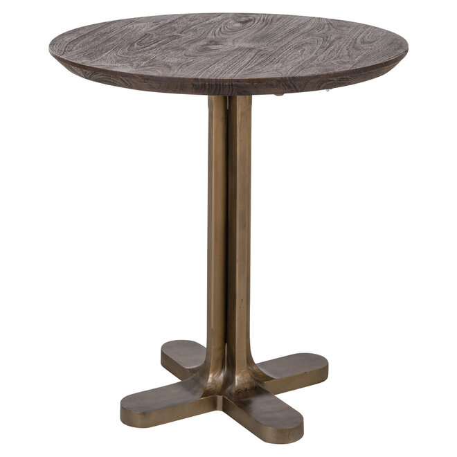 Bistrotafel Revelin dark brown 75Ø