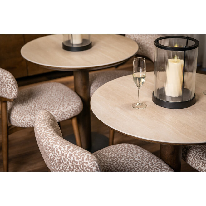 Bistrotafel Ritz brown 75Ø