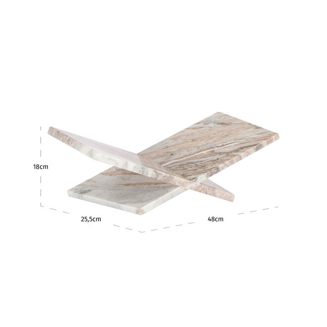 Boekenstandaards Belicia Blush beige