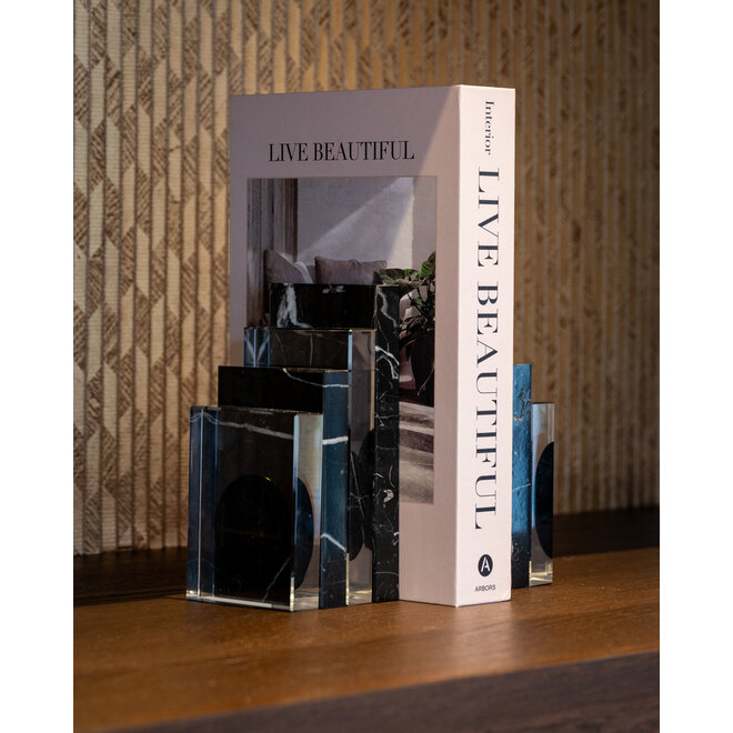 Boekenstandaards Fancy black