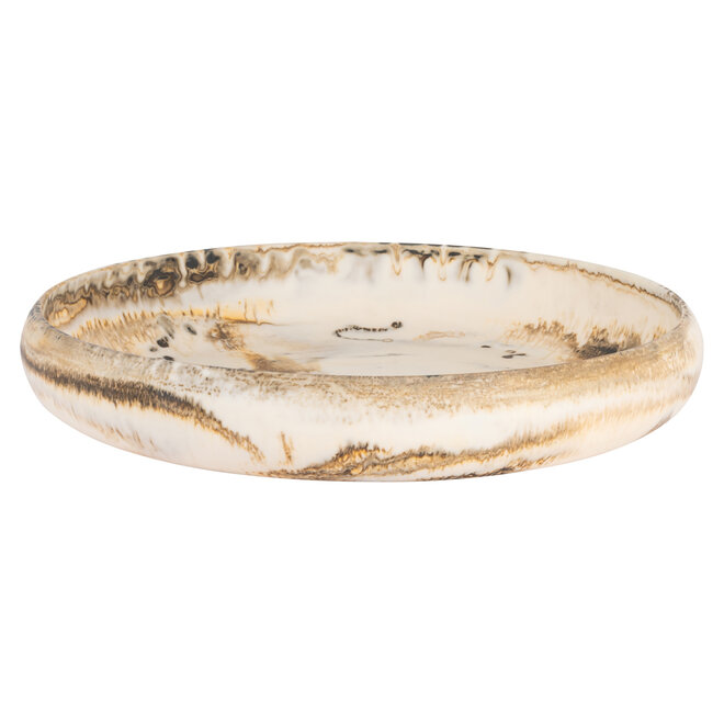 Schaal Daisy beige