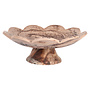 Schaal Peony chocolat brown