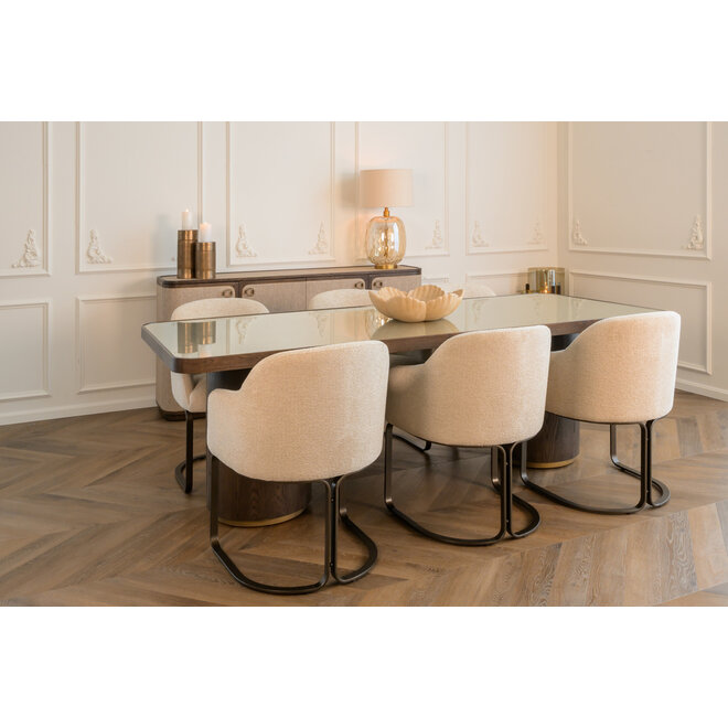 Schaal Petal beige