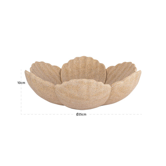 Schaal Shellie beige small