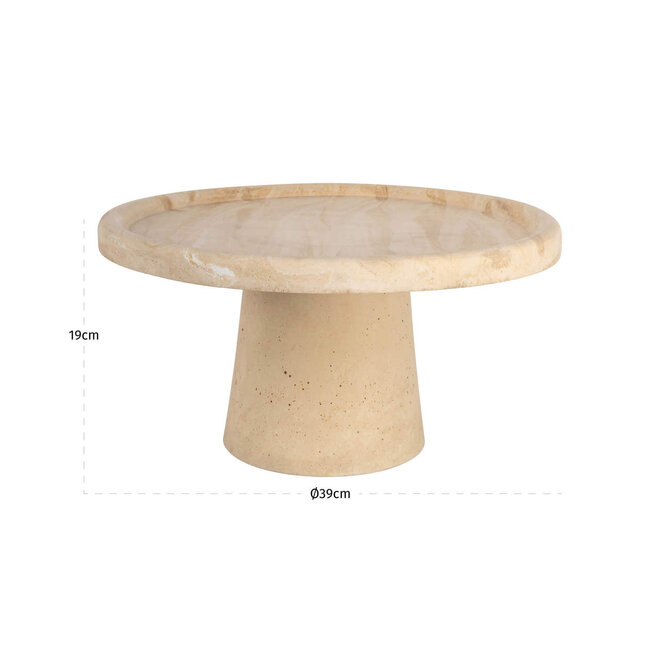 Taartplateau Beccy beige