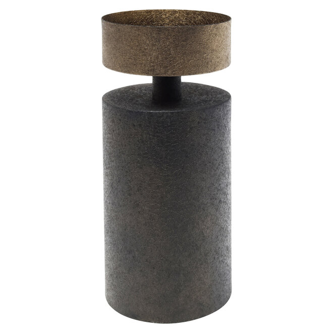 Kandelaar Harlow brass antique small