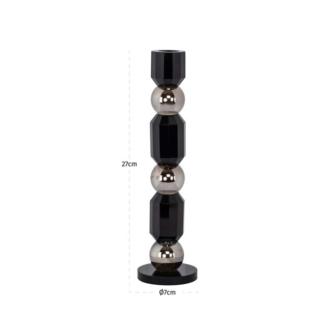 Kandelaar Jessy black small