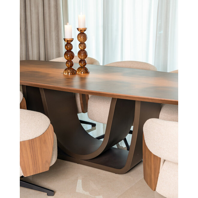 Kandelaar Jolita brown small