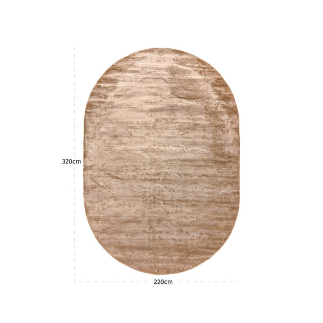 Vloerkleed Nilla taupe 220x320