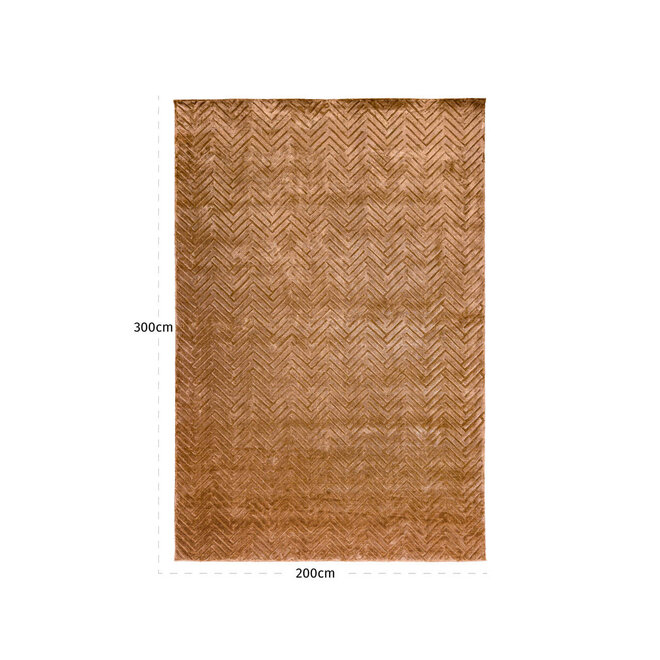 Vloerkleed Velay Coffee 200x300