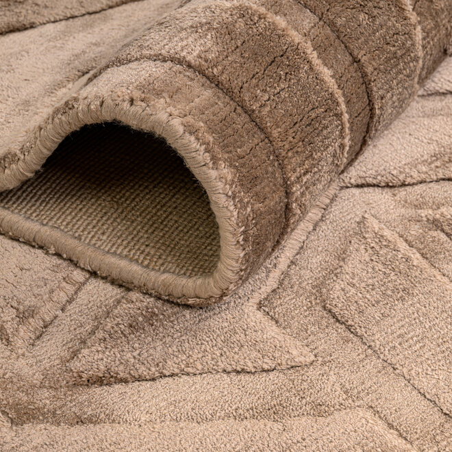 Vloerkleed Arles taupe 300x400
