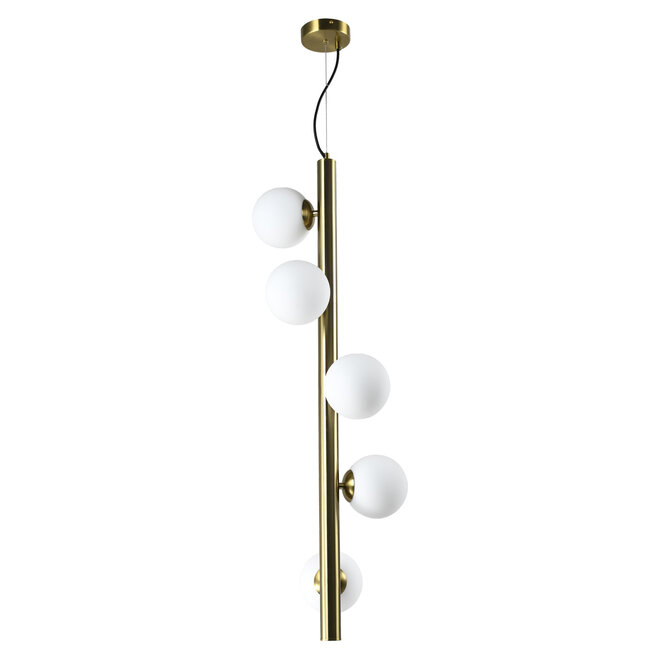 Hanglamp Elorie brass antique