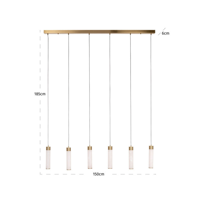 Hanglamp Elaris white