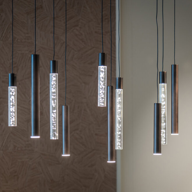Hanglamp Oxley bronze large