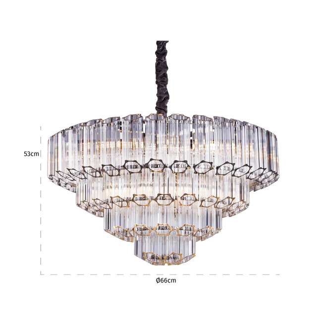 Hanglamp Bece chrome