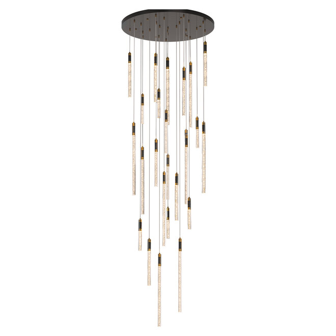 Hanglamp Crosley black/gold