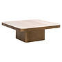Salontafel Claridge beige 90x90 (cumulus)
