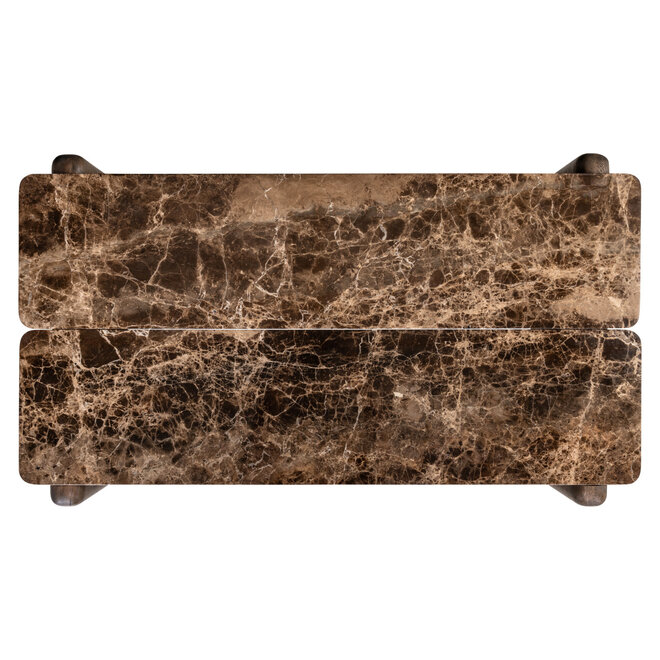 Salontafel Lagrasse dark brown