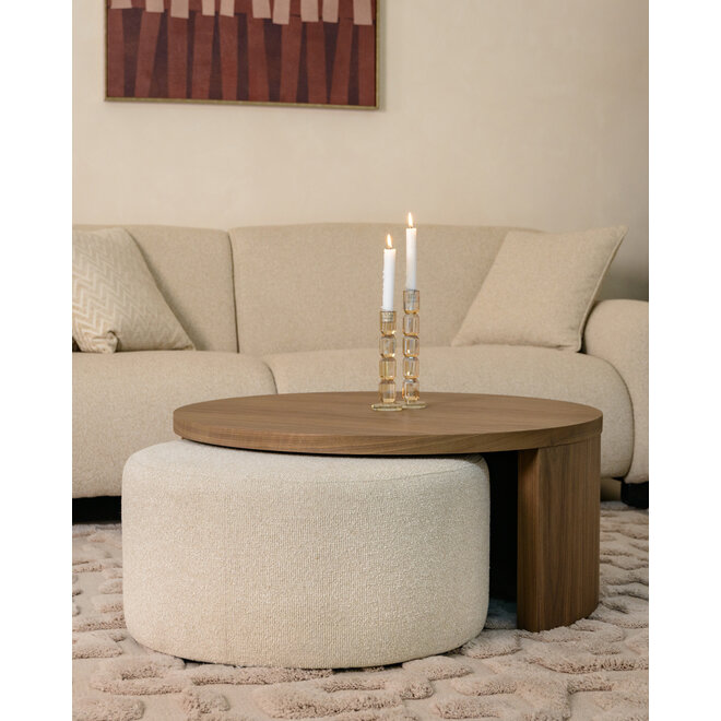 Salontafel Windsor walnut lodge desert fire retardant (Set of 2)