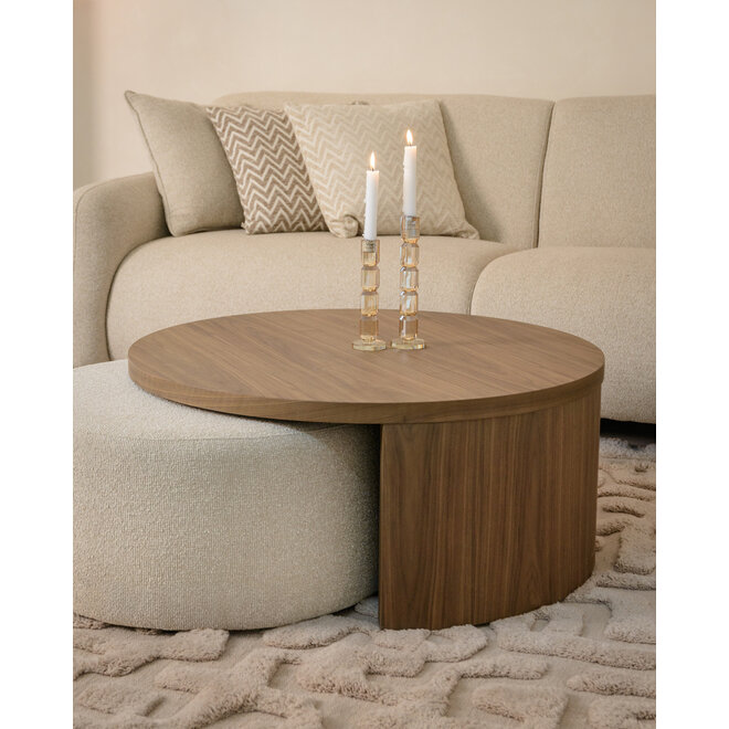 Salontafel Windsor walnut lodge desert fire retardant (Set of 2)