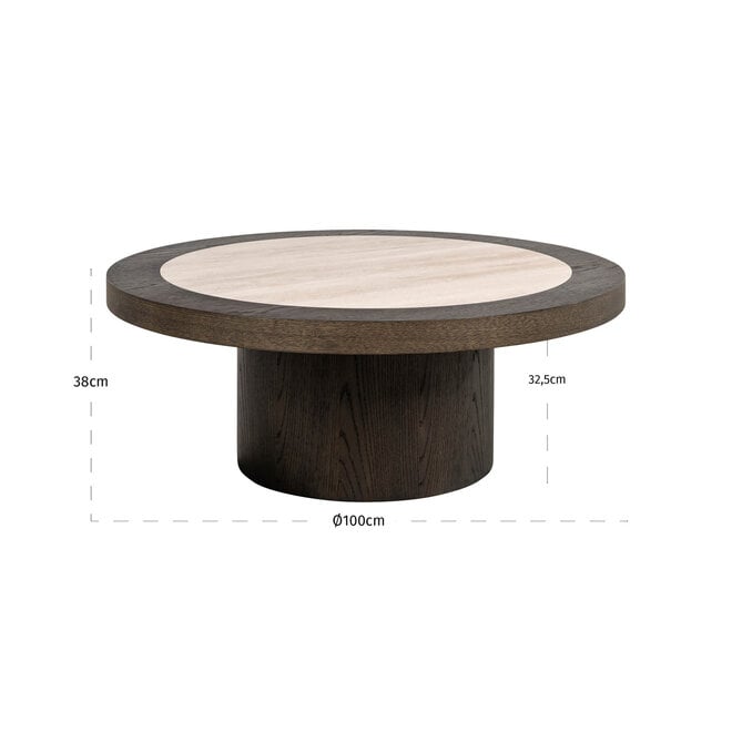 Salontafel Nando brown