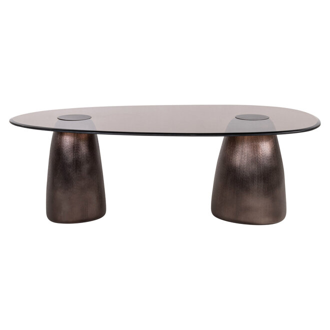 Salontafel Hayden bronze oval