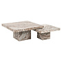 Salontafel Rashford Blush beige (Set of 2)