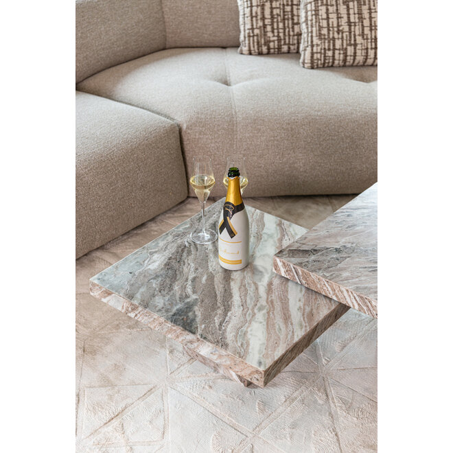 Salontafel Rashford Blush beige (Set of 2)