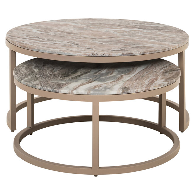 Salontafel Fairfax clay (Set of 2)
