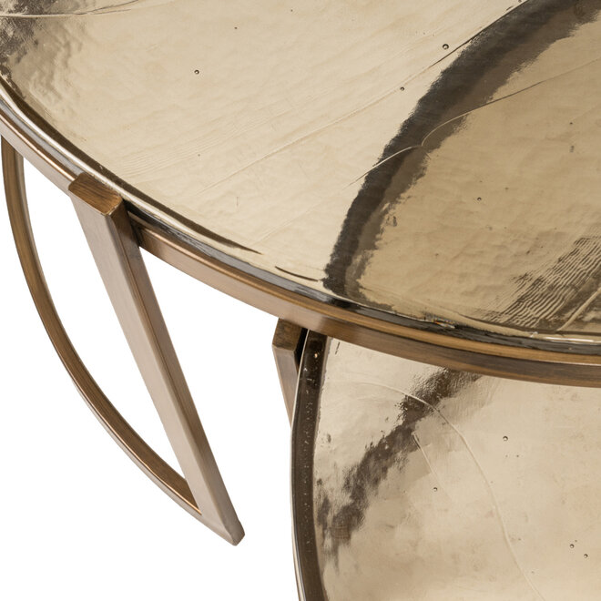 Salontafel Cleo gold (Set of 2)