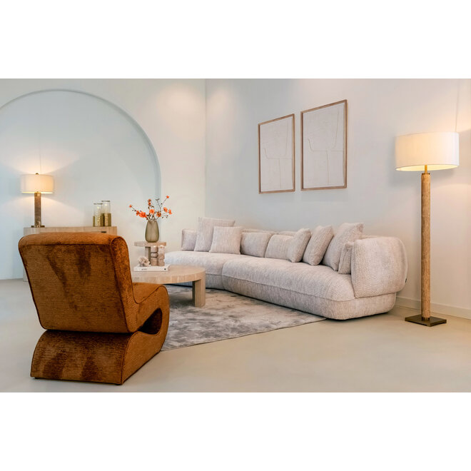 Salontafel Alexander Jones beige round (Biltmore)
