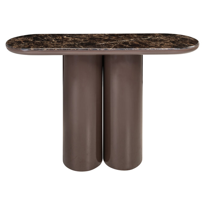 Console Almundi chocolat brown