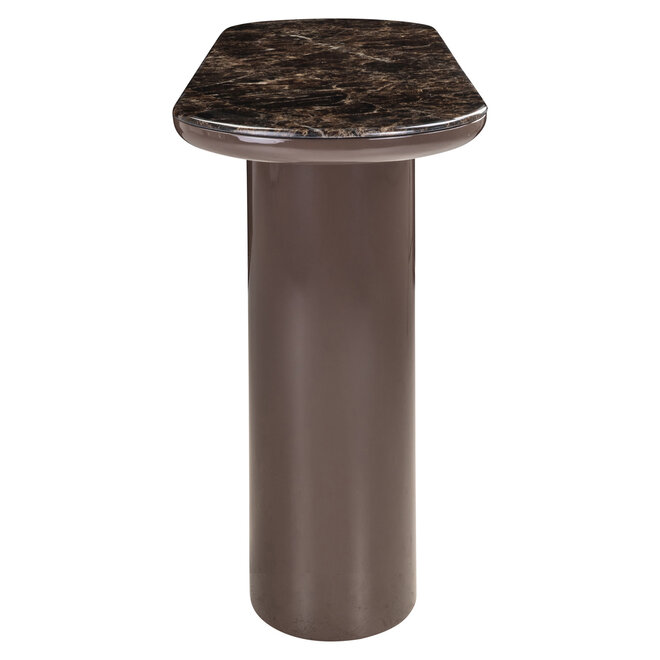 Console Almundi chocolat brown