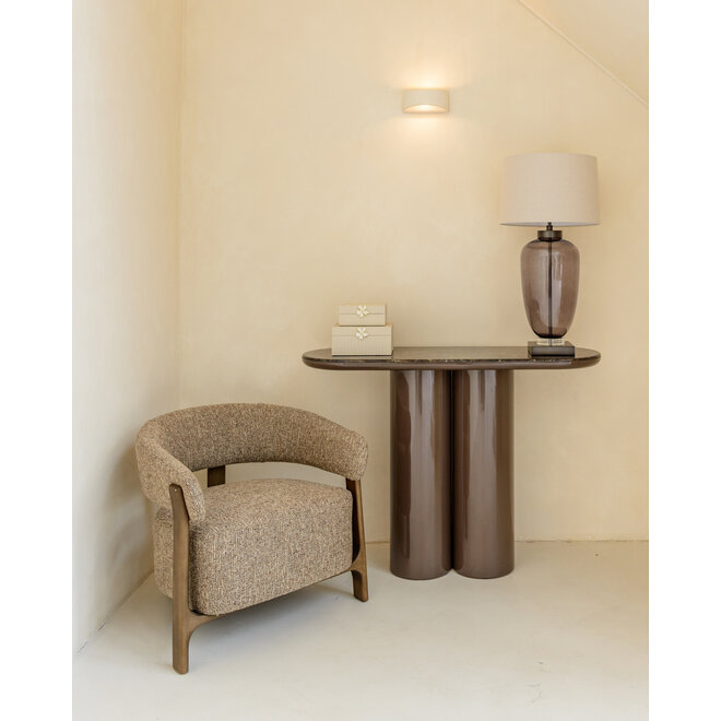 Console Almundi chocolat brown