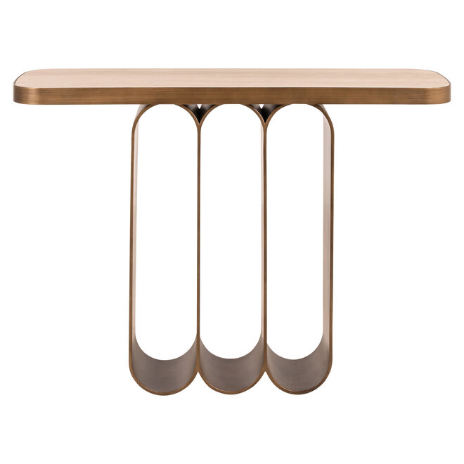 Console Locarno brushed gold