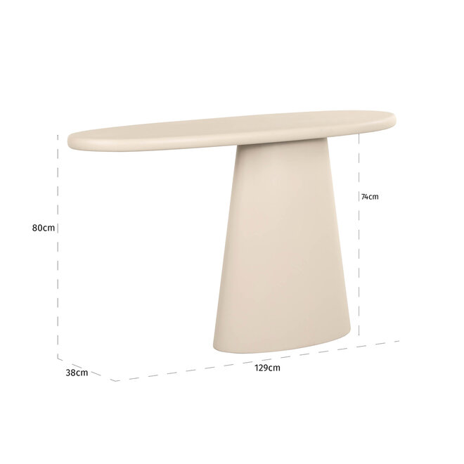 Console Clayton beige