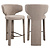 Counterstoel Viola mocca chunky