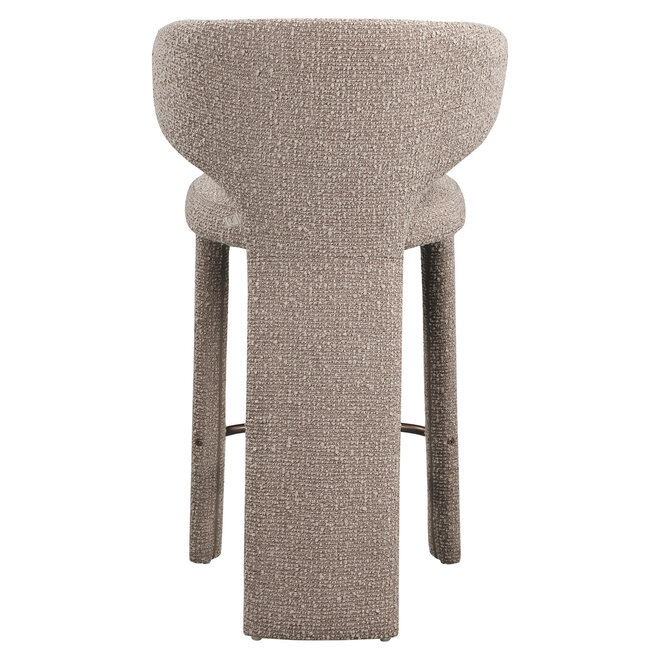 Counterstoel Viola mocca chunky
