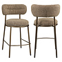 Counterstoel Encanto brown tweed