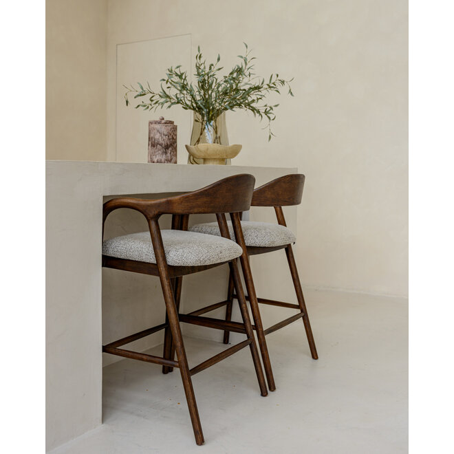 Counterstoel Mihara mocca fancy fire retardant