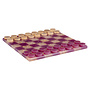 Decoratief spel Violet purple checkers set