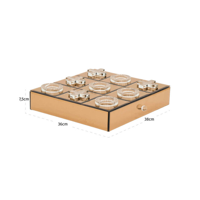 Decoratief spel Victoria brown Tic-Tac-Toe