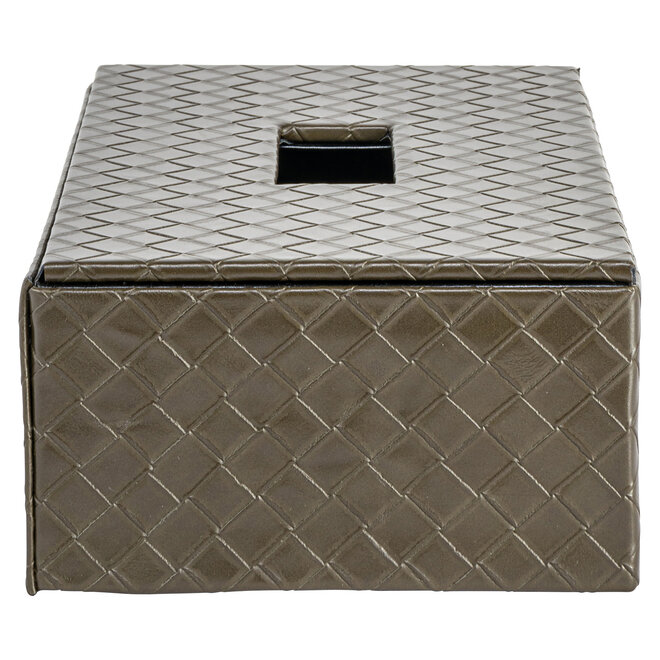Decoratief object Vex olive tissue box