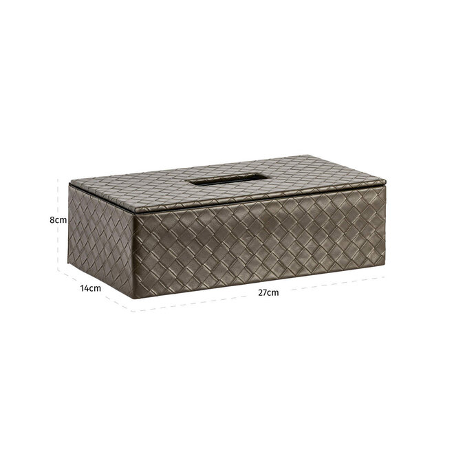 Decoratief object Vex olive tissue box