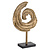 Decoratief object Swirl brass antique