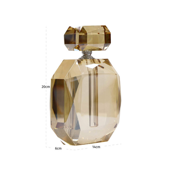 Decoratief object Khloe Champagne perfume bottle
