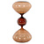 Decoratief object Elba brown hourglass large