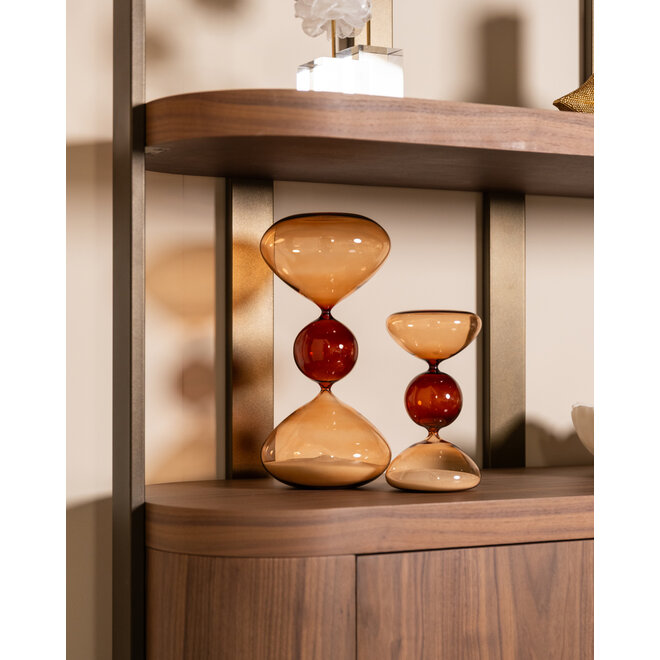 Decoratief object Elba brown hourglass large
