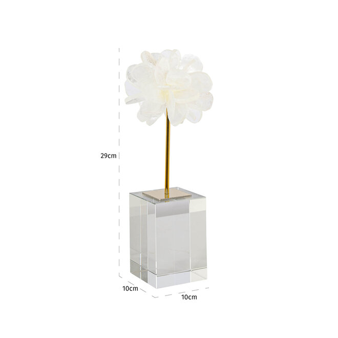 Decoratief object Eline white large