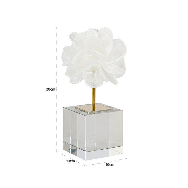 Decoratief object Eline white small